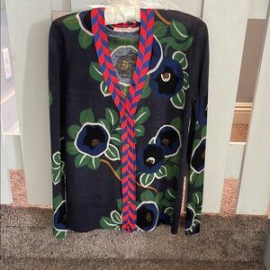Tory Burch Multicolor Floral Cardigan